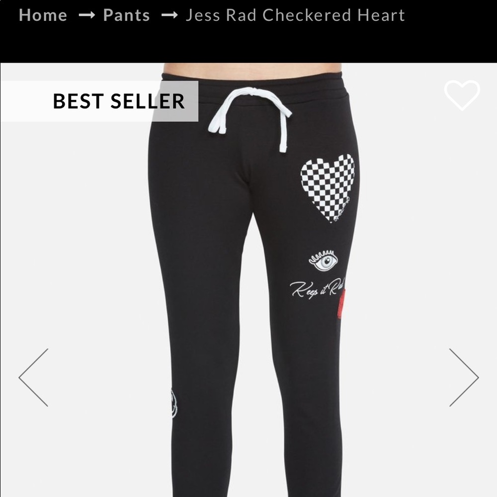 Lauren Moshi Black Joggers Size S NWOT